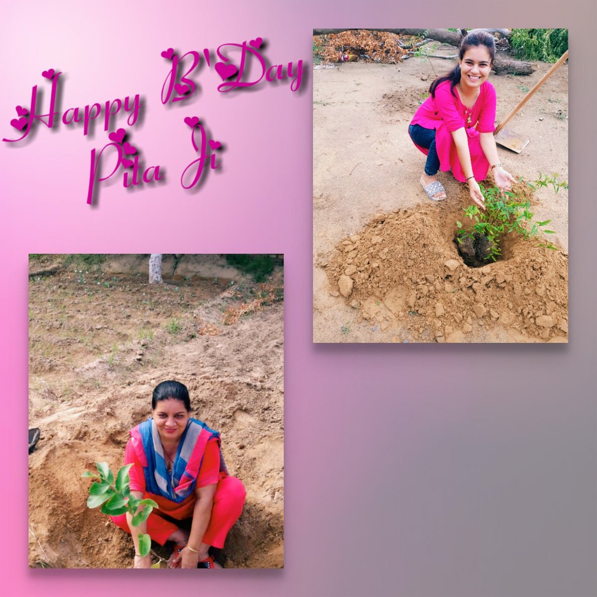 Accept Mumma nd laado's gift on Your Birthday Sai @Gurmeetramrahim ji🎂❤️
Myriads Of Thanks For giving me a mother who always give support to me to move ahead in spirituality 😍🙏
Happy B'day Pita ji🎂
#SelfieWithTree 
#BirthMonthOfStRamRahimJi 
🌳🌳🌳🌳❤️❤️❤️🎂🎂🎂