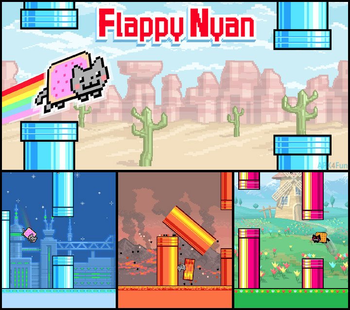 istomgames's tweet photo. Flappy Nyan is back on Android!
Challenge now! Help nyan! 
https://t.co/Ysm9BgO10v https://t.co/U3whbGvWuO