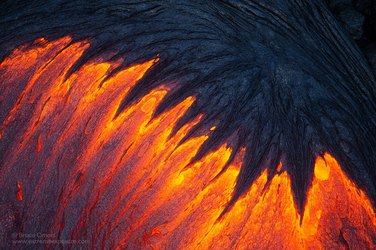 Q2 Lava can be destructive and unforgiving - while also beautiful in its many forms, textures and shapes.  Where have you witnessed unique shapes and textures created by nature? #ParkChat