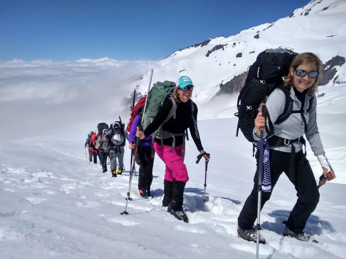 RMIExpeditions's tweet photo. #50YearsofClimbing: Holly Hollar & #MtRainier: "There’s a special kind of catharsis reserved for suffering of that nature, and now I know what it feels like..." Read the rest of Holly's story: https://t.co/6r3eg4ftRh #rmiexpeditions #50years https://t.co/E7g0ygSCWz