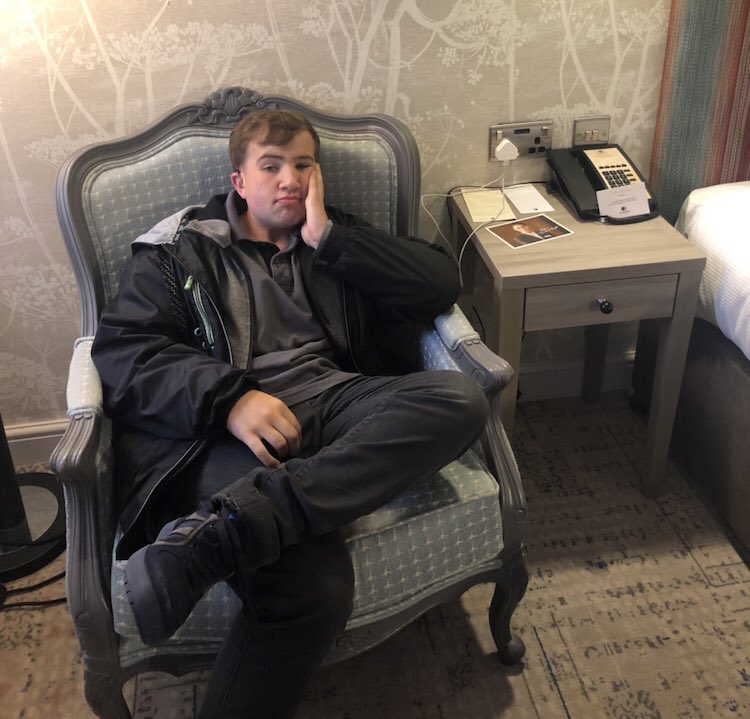 lynneglenn13's tweet photo. Great start to a couple of days away with my boy !!! #grumpyteenager @HiltonYork https://t.co/6G71xDUN6t