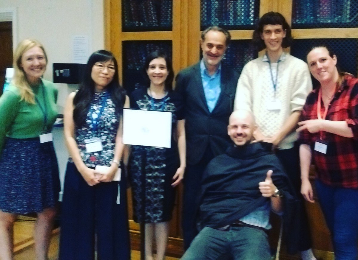 QMULSocialPsych's tweet photo. Congrats to the #Barbers4Health team with Jacqueline Sin, Mariana Pinto da Costa, Hugh Hathaway and Jan Smeddinck who won the best project #DIMH2019 focusing on the mental health needs in LMIC. Well done to all teams! https://t.co/6lRUZgGsaH