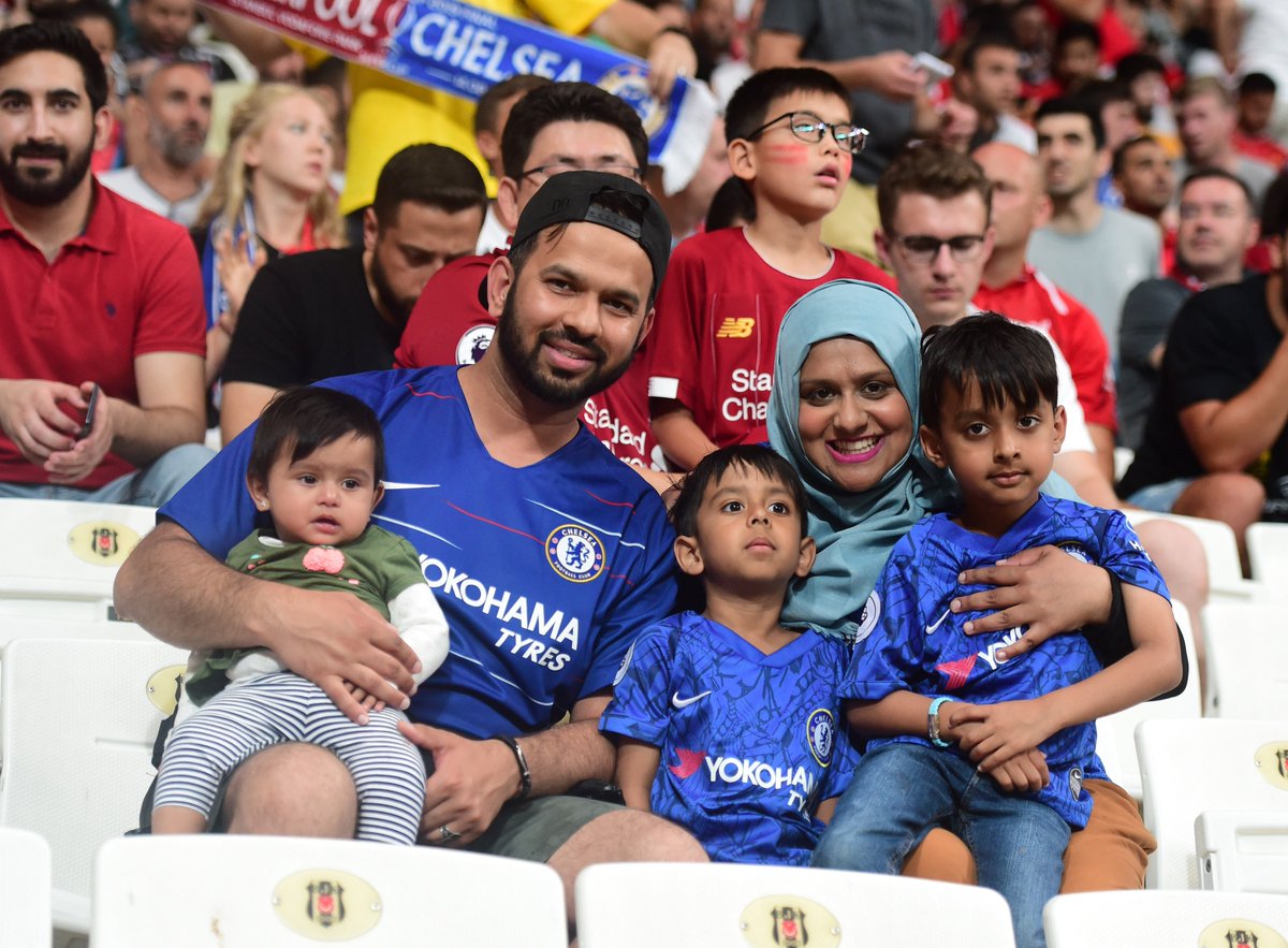 ChelseaFC's tweet photo. The Blues representing inside Vodafone Park! 🙌💙

#SuperCup https://t.co/wBU67g7oO8
