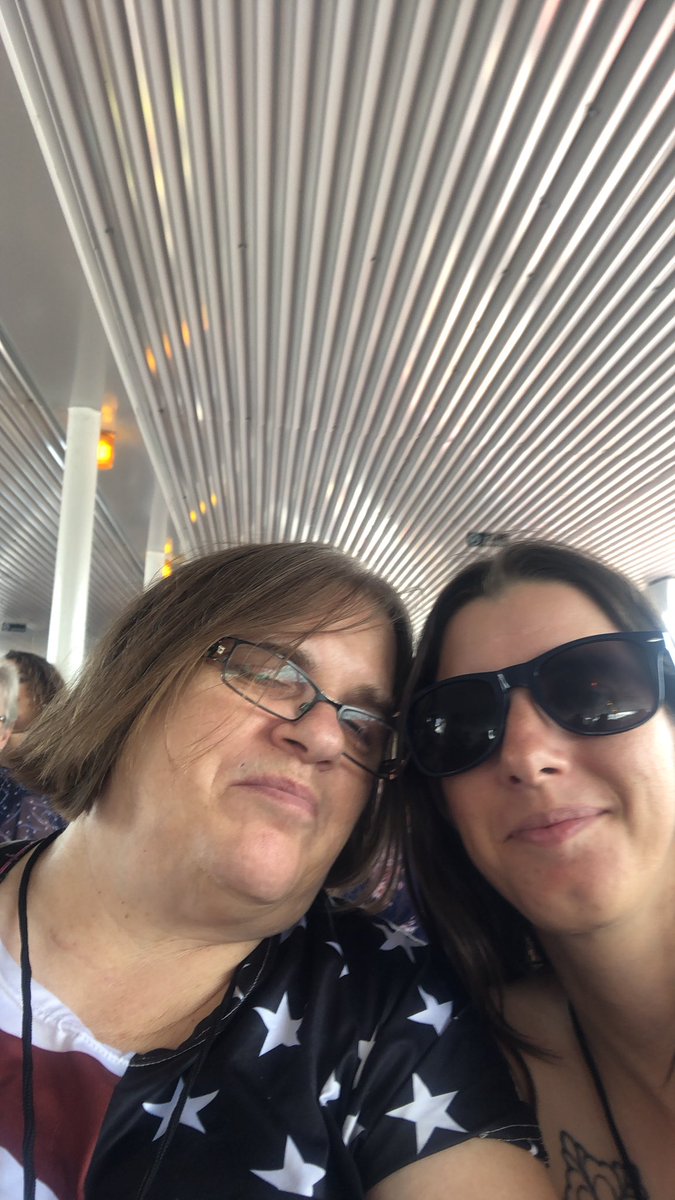 Sfle22's tweet photo. #IMNToSummer #K102CountryCruise #DonJulio Dylan Scott with my mom https://t.co/8BgHs1TXDq