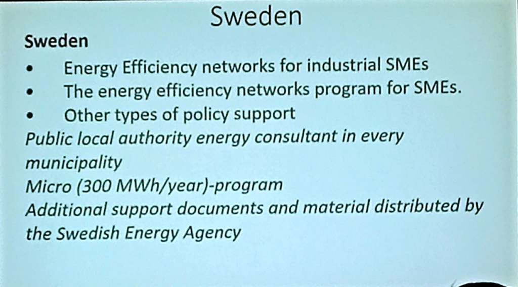 ACEEEdc's tweet photo. What can US #industries learn from #energyefficiency policies for #SMEs in the #EU and around the world? @FraunhoferISI's Antoine Durand overviewed some at #SummerStudy19. https://t.co/Vivegyoh5b