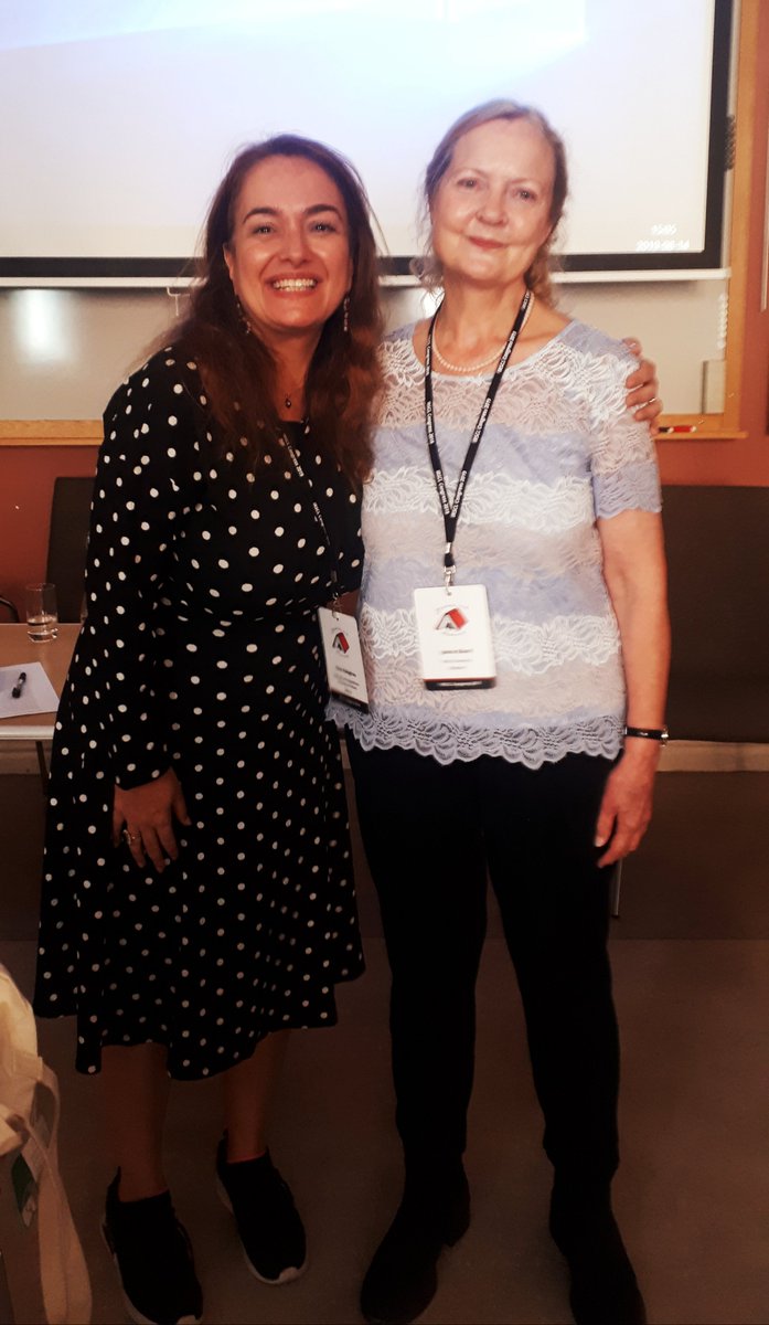 #IRSCL19 Brilliant and moving presentations by Tzina Kalogirou on ekphrasis and Janice Bland on poetic writing, followed by a very rewarding discussion!