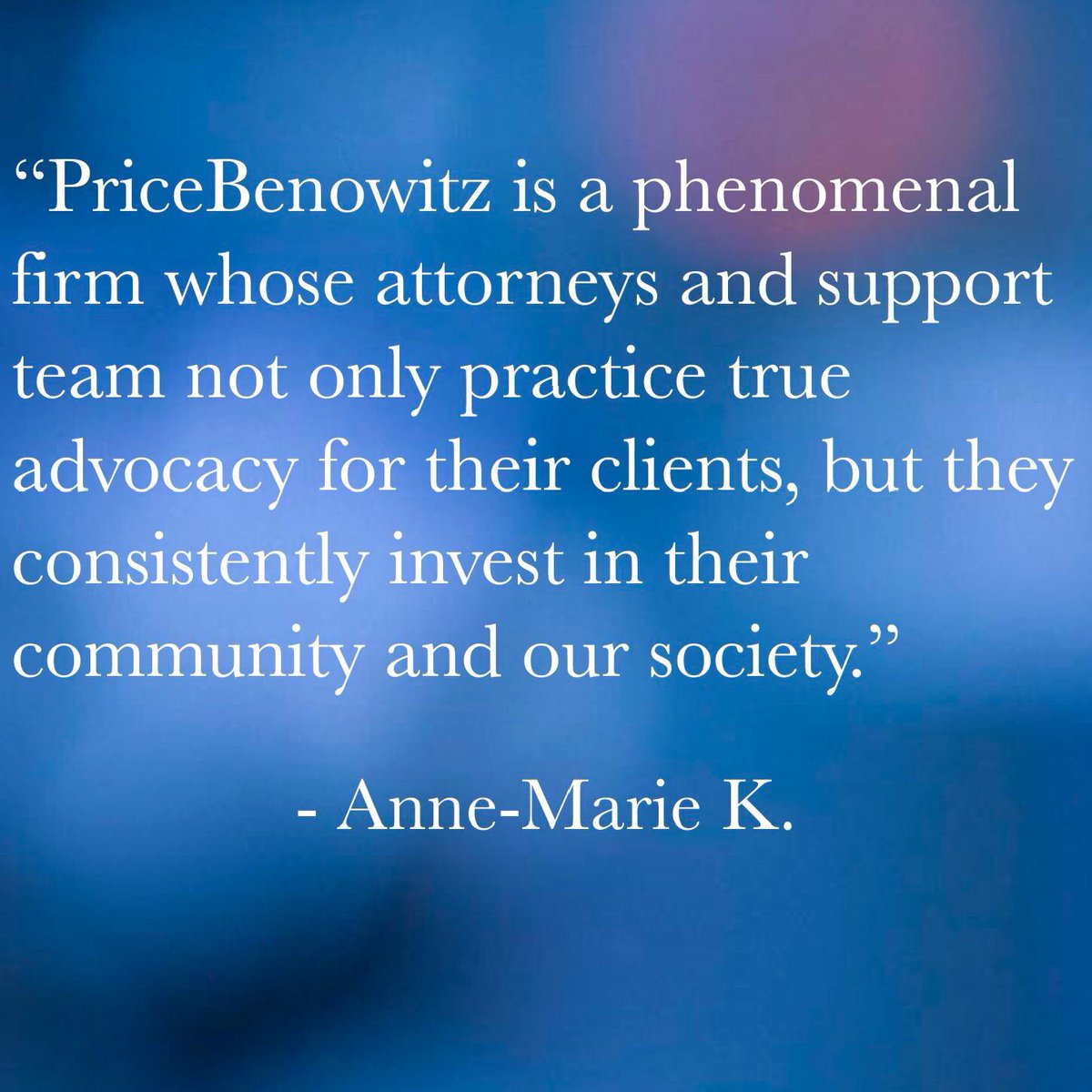 Law is meant to protect our society, and we take our role in protecting and serving people seriously
.
.
.
#investinyourcommunity #pricebenowitz #pricebenowitzllp #superlawyers #lawyer #attorney #f4f