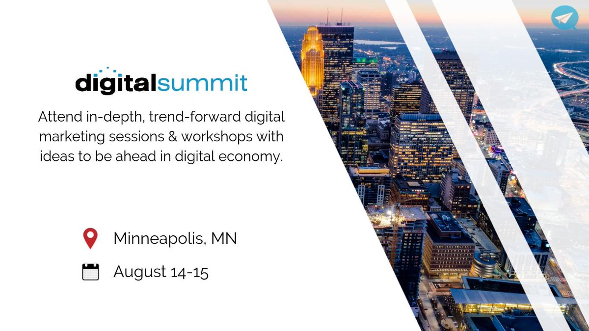 socialpilot_co's tweet photo. It is going to a happy  week ahead thanks to @DigitalSummits. Get ready for exciting conversations over #digitalpartnerships, leveraging #emailmarketing, attracting #futureconsumers with @randizuckerberg @ItsAlennah @michaelaepstein @LaurenTTeague. 

👋 Come meet them at #DSMPLS https://t.co/W30w3jcG1D