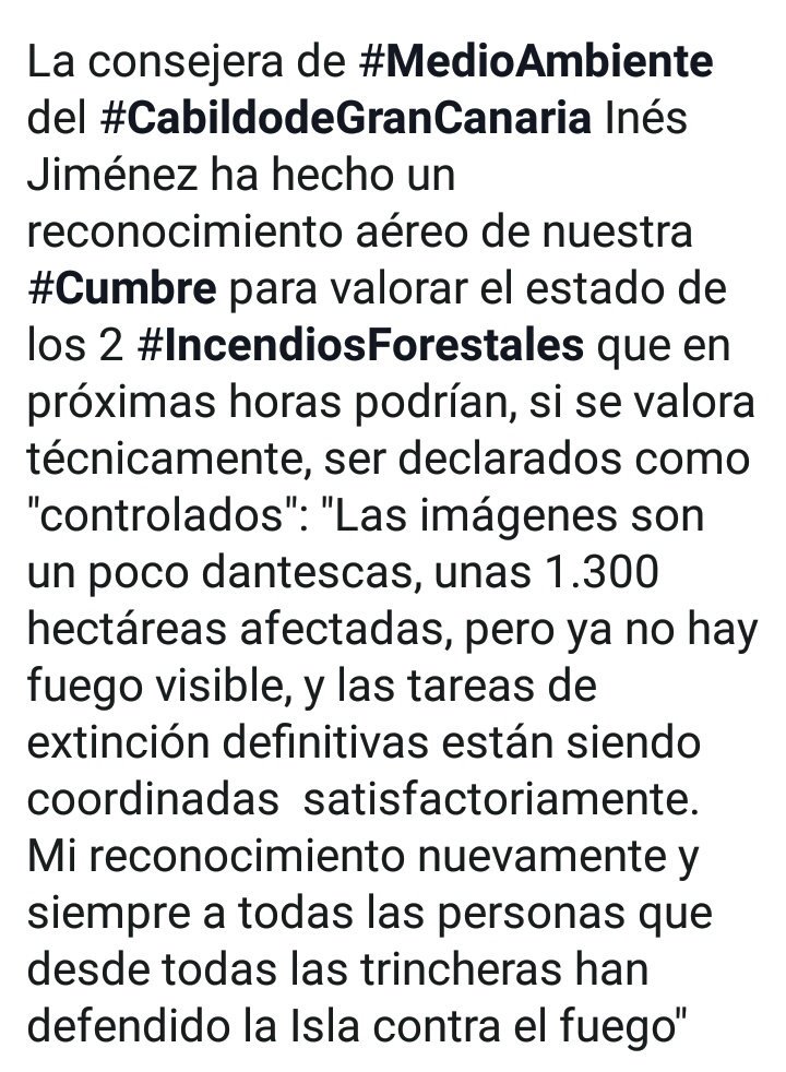 NC_CabildoGC's tweet photo. Inés Jiménez consejera de #MedioAmbiente ha hecho un reconocimiento aéreo de la #Cumbre para valorar el estado de los #IncendiosForestales de #Artenara #Tejeda y #Gáldar https://t.co/SnksU87lfS