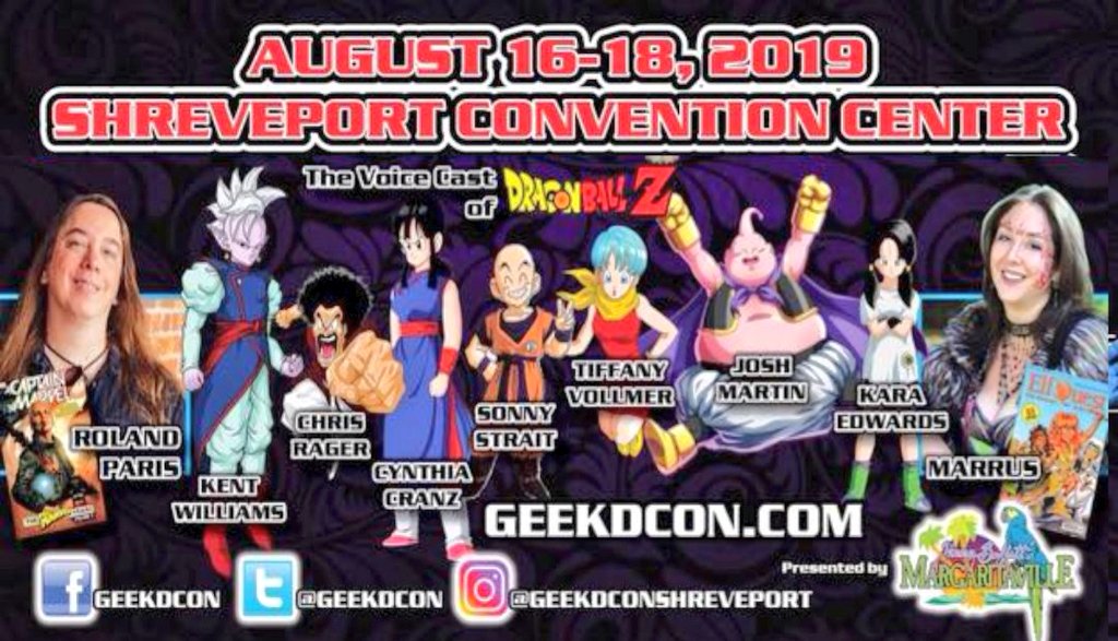 DBCommunityZ's tweet image. I&apos;m so pumped for #GeekdCon this Friday. #DragonBall #Shreveport