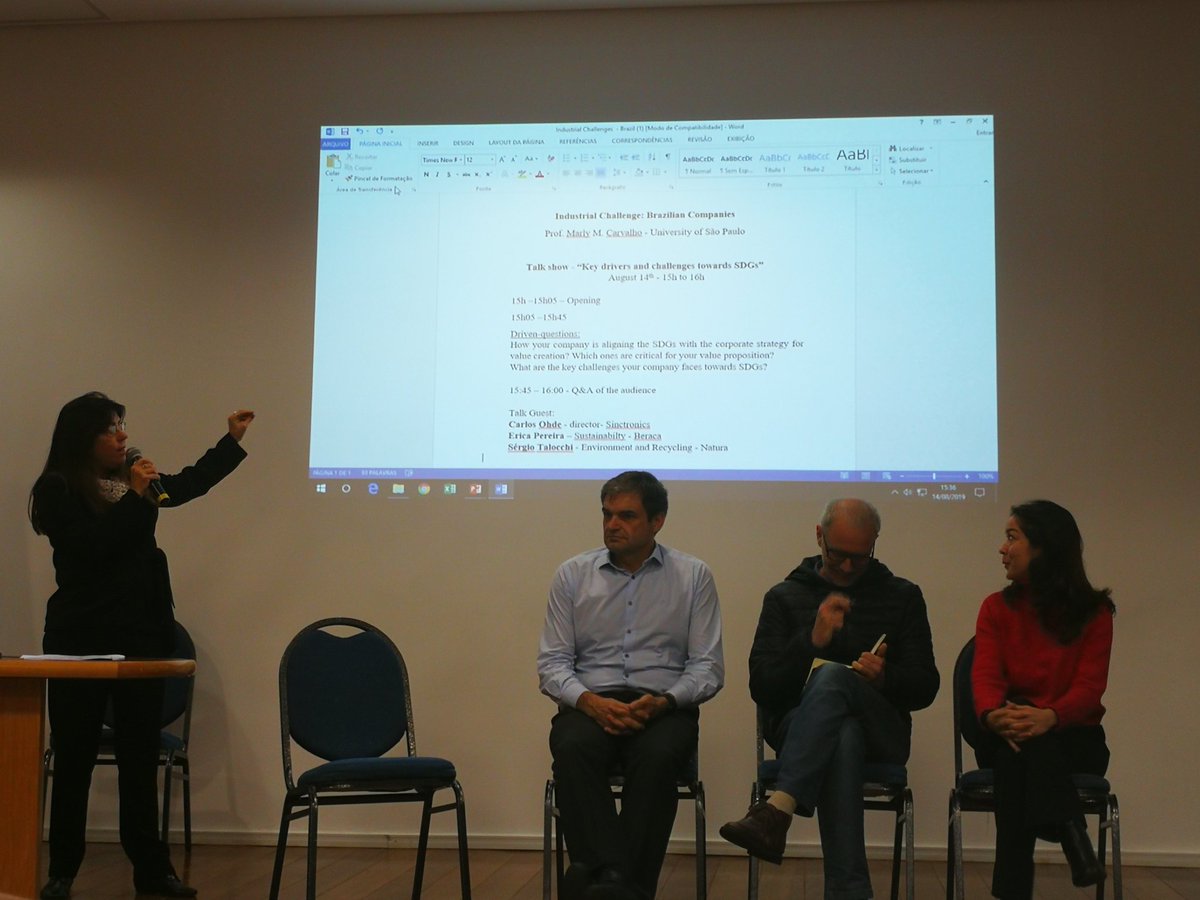 AGonzalez05's tweet photo. Excited to hear from three Brazilian companies talking about "Key drivers and challenges towards SDGs" @NewtonFund @usponline @UniOfYork #sharedchallenges #business #sustainableDevelopment #SDGs https://t.co/2SmrH3AfGX