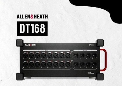 suninfonet's tweet photo. The Allen &amp; Heath DT168 is an ideal for portable applications thanks to its rubber bumpers and handle, it can be deployed on stage or used as a drop-in expander in any SQ or dLive Dante. For more details, write to us at info@sungroup.net or DM us on social media. network. https://t.co/7qHPIRCLhq