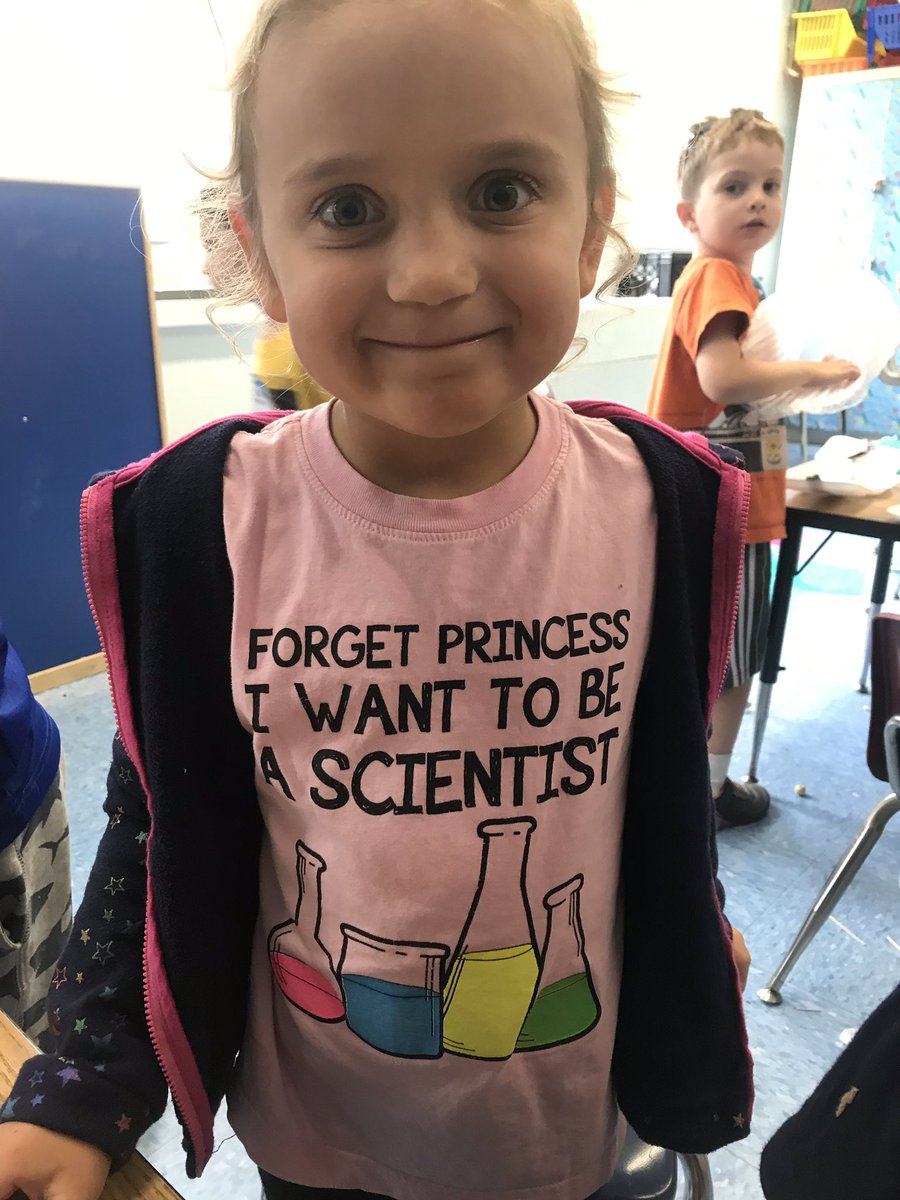 OSDINVENT's tweet photo. The cutest scientist with a great T-shirt! @OSchoolsPR @CampInvention https://t.co/t8CCOoe3x1