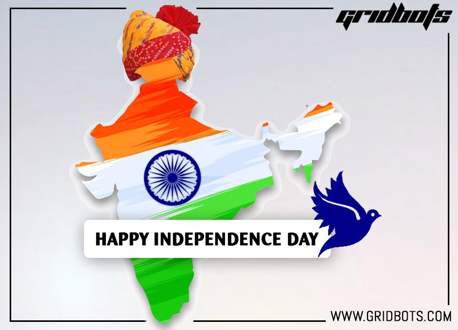gridbotsPR's tweet image. Let’s honour the valiant heroes who made us proud and mighty nation. May the glory of this day be our inspiration for tomorrow!

Happy Independence Day!!

#IndiaIndependenceDay #india
