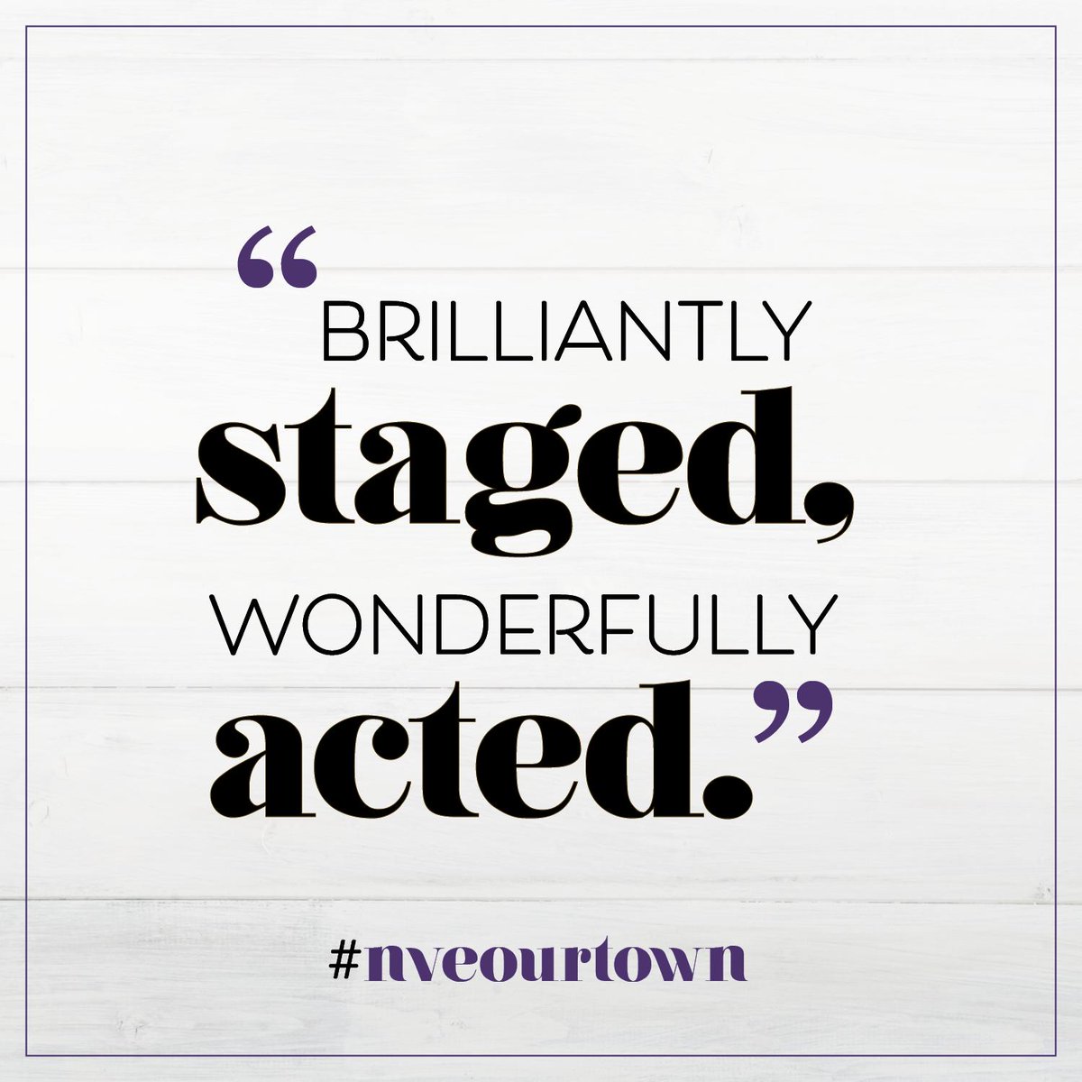 vintagetheater's tweet photo. Here's what audiences had to say about our 2018 production of OUR TOWN at the @SCCatMT. 

See it revived during #ScrantonFringe October 3-6. 

Tickets now on sale: https://t.co/9KsAQSR5fN

#nveourtown https://t.co/QVEj7rfDTu