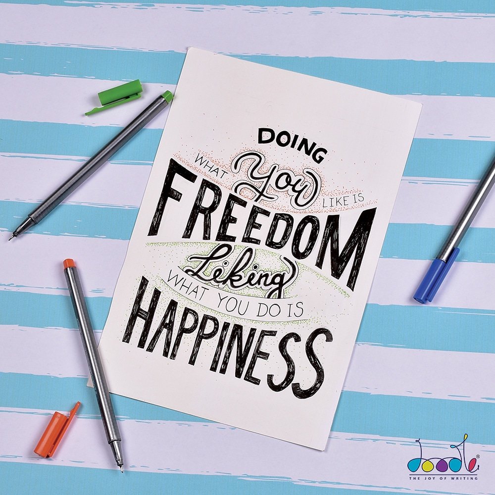 DoodleIndia's tweet photo. While noting down our freedom thoughts, we wish love and happiness this Independence day.
#Doodle #DoodleCollection #DoodleCollectionOfficial #IndependenceDay #happyIndependenceday #IndependenceDay2019 #Freedom #FreedomQuote #Quote #Handlettering #Calligraphy #Typography https://t.co/fKMbRiQzIj