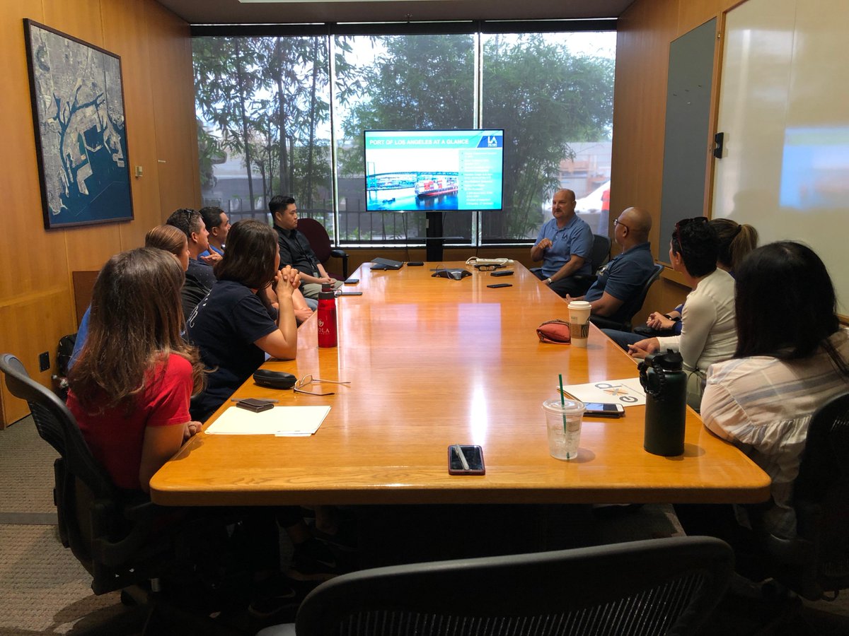 EXPfutureorg's tweet photo. 7 teachers from Barton Hill Elementary in San Pedro started their Externship week at @PortofLA & @lami_topsail. They're now training onsite our other partners Ports America, Marine Exchange of SoCal @Microsoft @socalgas . #opportunityengine #externship #teachers https://t.co/TbQjyZC1yq