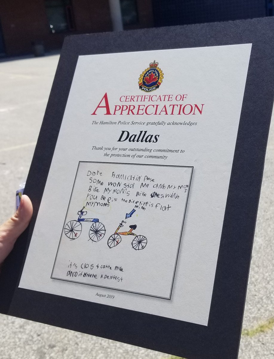 glimpseofteach's tweet photo. Today my heart felt so full! The @HamiltonPolice came to @HWDSBCampPower today to give Dallas and his mom new bikes to recognize Dallas for his hard work and commitment to the community. I am so overwhelmed by the kindness they showed to our community. A huge huge thankyou!! ❤❤ https://t.co/6A3a7WVnjx