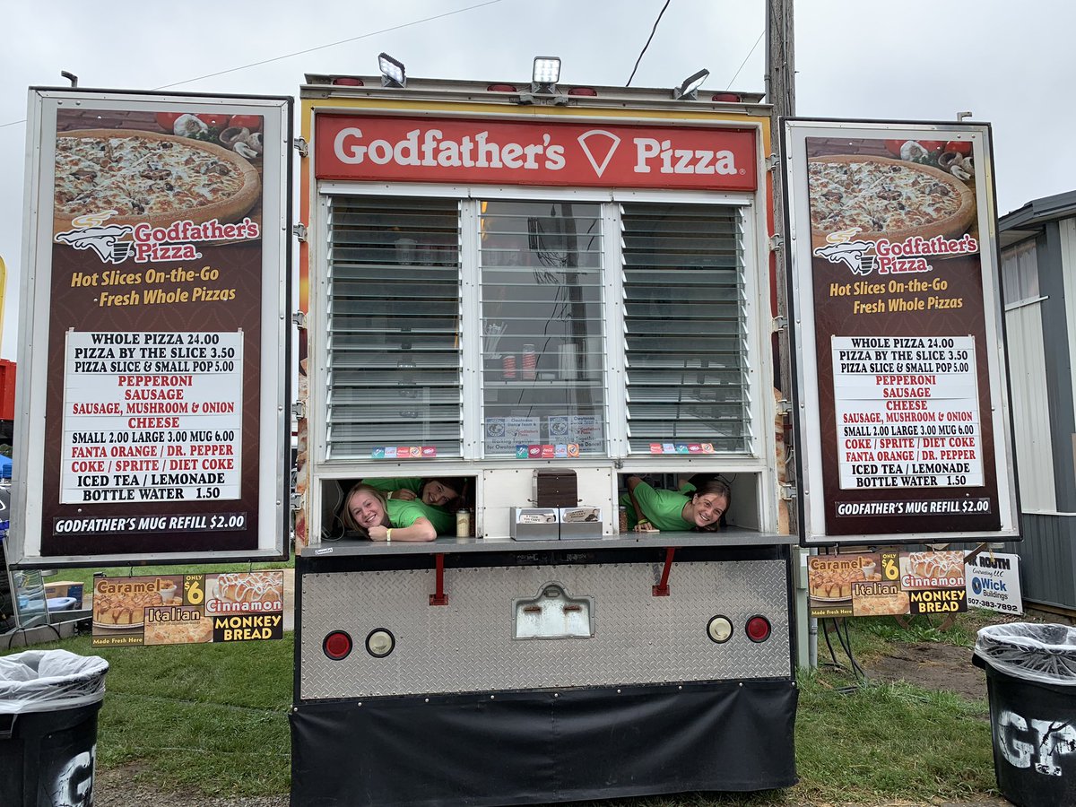 huskiesdance's tweet photo. Heading to the SCFF this week? Stop by any of the 3 Godfathers trucks to support our team fundraiser! #buypizza #teamfundraisers #ODT https://t.co/g93INIBbCW