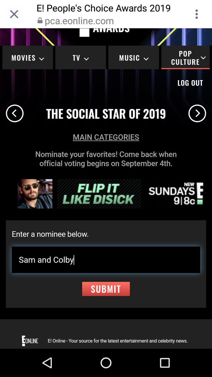 _harmonymadison's tweet image. Nominate Sam and Colby for PCA @SamGolbach @ColbyBrock