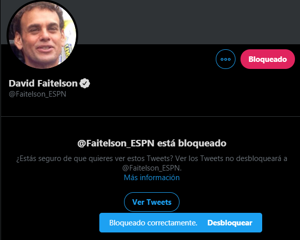 Ghuzzz_ISN's tweet photo. Comienzo campaña de bloqueo al "Periodismo basura" que genera este señor.

Esta campaña es con el afan de que disminuyan sus seguidores y esto genere que se ponga a escribir cosas que realmente vale la pena leer.

Quién esta conmigo? #NoFaitelson #PeriodismoBasura https://t.co/0jjowPkUSY