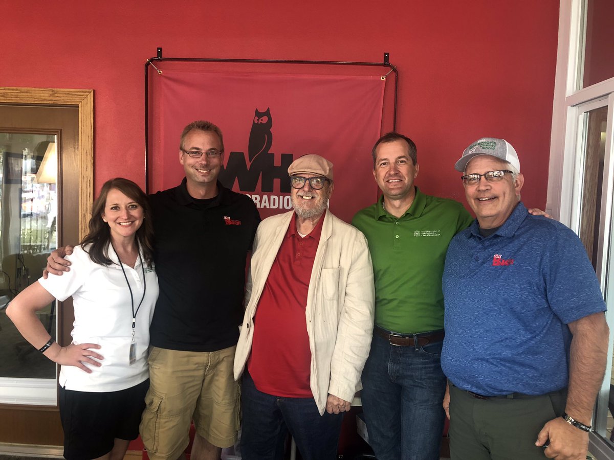 Thanks to <a href="/quinnwho/">Bob Quinn</a> and <a href="/APontheBigShow/">Andy Petersen</a> for talking Farm Environmental Leader Awards and Century and Heritage Farm honorees at the <a href="/IowaStateFair/">Iowa State Fair</a> with Secretary <a href="/MikeNaigIA/">Mike Naig</a>. #IowaAg