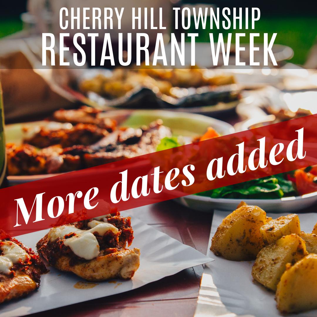 CHRestaurantWk's tweet photo. Cherry Hill Restaurant Week has been extended through Sunday, August 18 due to popular demand! 

Learn More: https://t.co/hS0ED5CCR6 https://t.co/4UNyoDUuj1