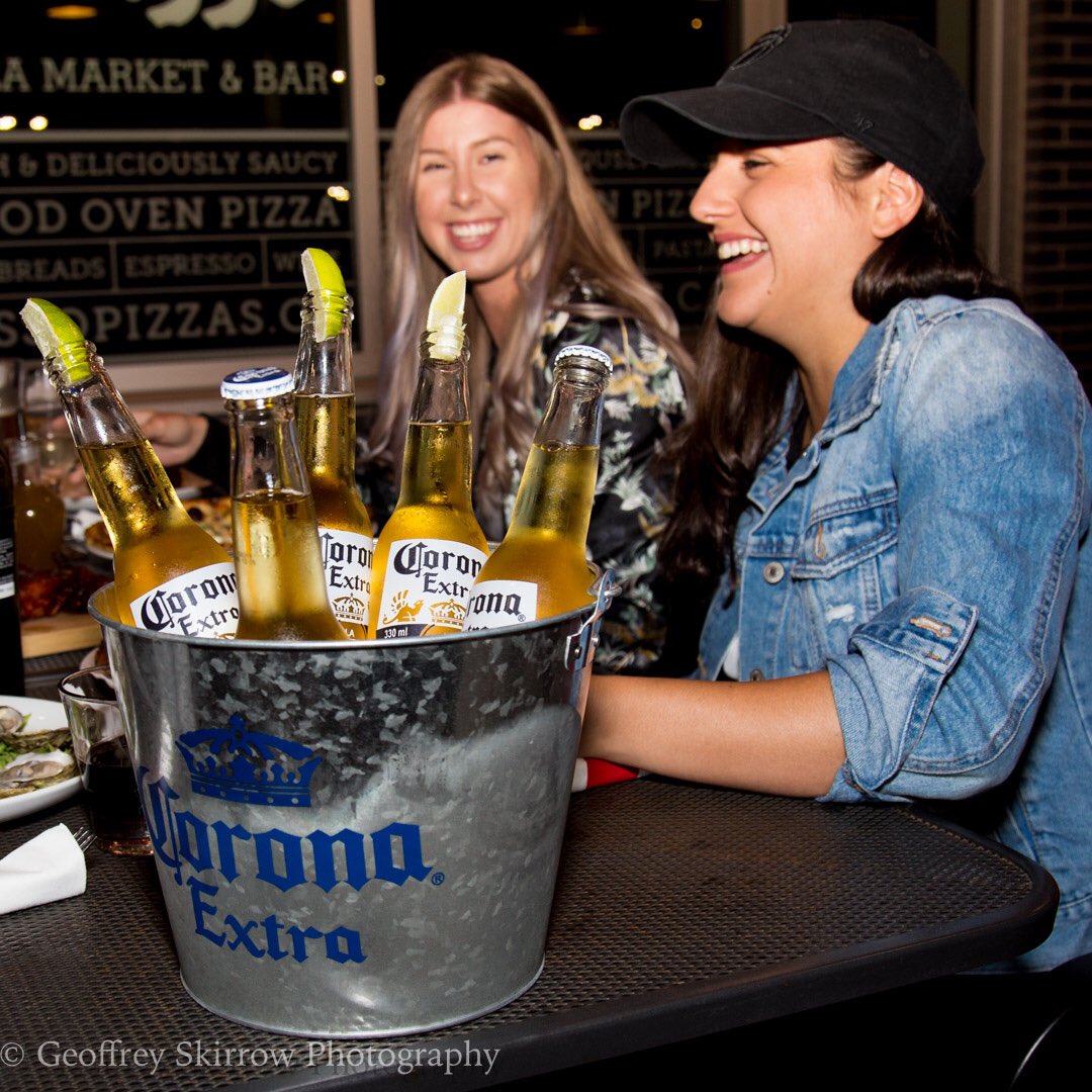 SassoPizzas's tweet photo. Sure to put a smile on your face. Corona for the win! #HamOnt #patio #summer #corona #coronabucket #hamonteats https://t.co/jBOzCVu7PK