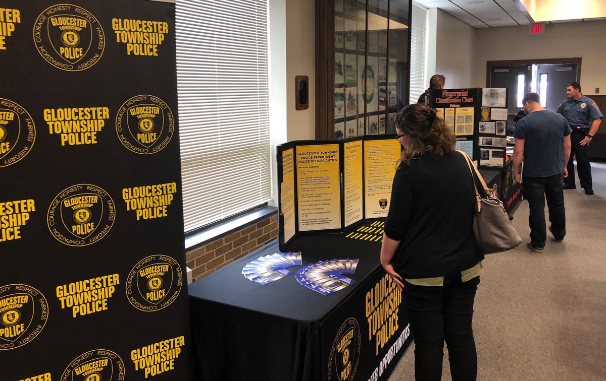GloTwpPolice's tweet photo. Almost time for the #GTPD Open House at 3 PM in the GT council room. #JoinGTPD #ChooseYourFuture #Recruiting https://t.co/mUVekTXYXT