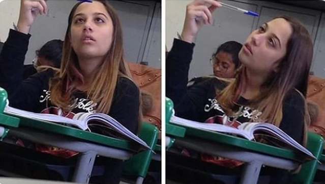 Flantasma1's tweet photo. "Este trimestre voy a prestar atención a todo"
Yo en clases: https://t.co/tqQLkzWLS0
