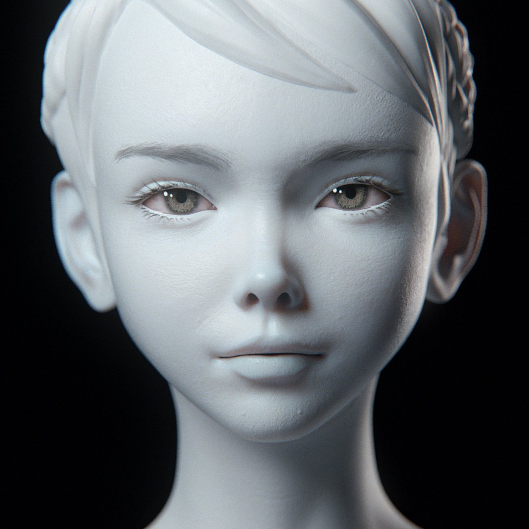 Hirokazu Yokohara フォトリアル 系から少しだけスタイライズされたcgキャラ練習途中 あまり作らないジャンルなんで迷いながらベースをモデリング中 まだ以前のモデルの面影が残ってる 髪 とかテクスチャはリアル系がいいかなぁ デフォルメは難しい