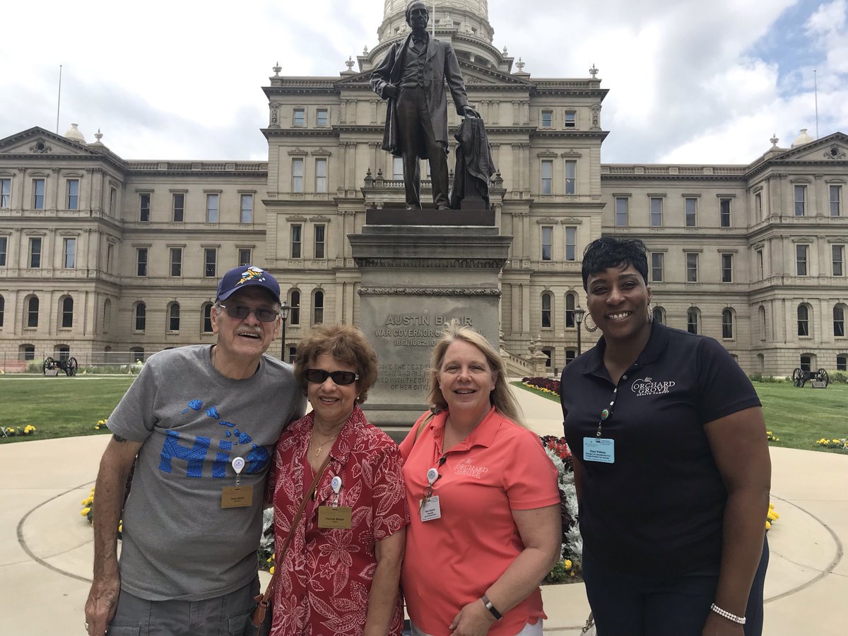 OrchardGroveHC's tweet photo. A visit to our State Capital! @TrilogyLiving #MIAdvRetreat2019 #SimpleSummerPleasures https://t.co/SBMYT47wSq