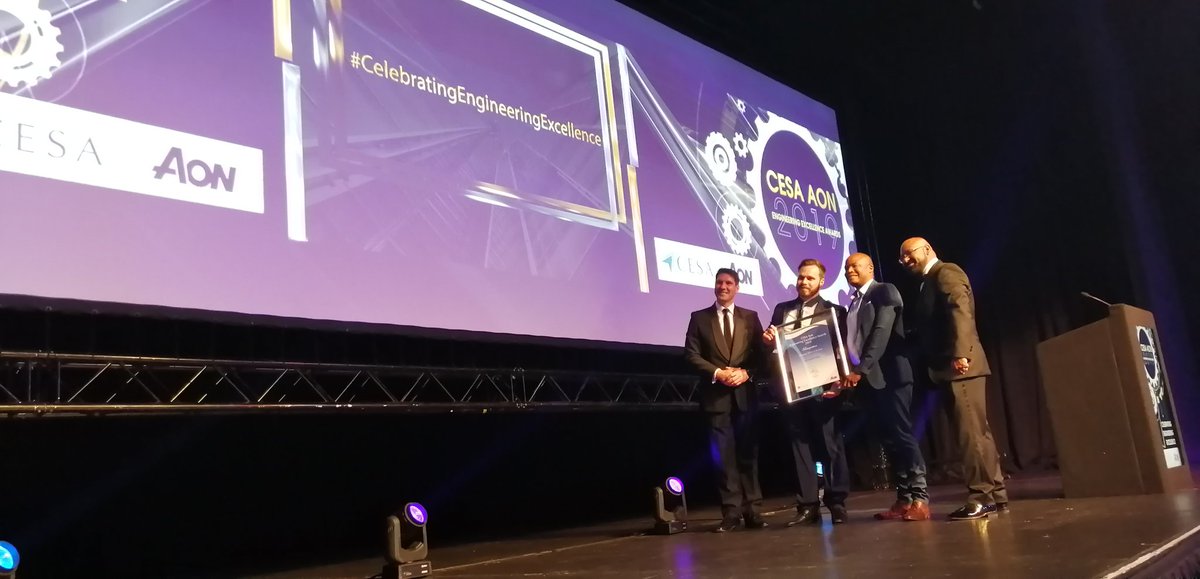 The #CESAAonAwards2019 Visionary Client of the Year award goes Black Mountain Mining. Congratulations on being added to the the list of distinguished awardees. #CelebratingEngineeringExcellence