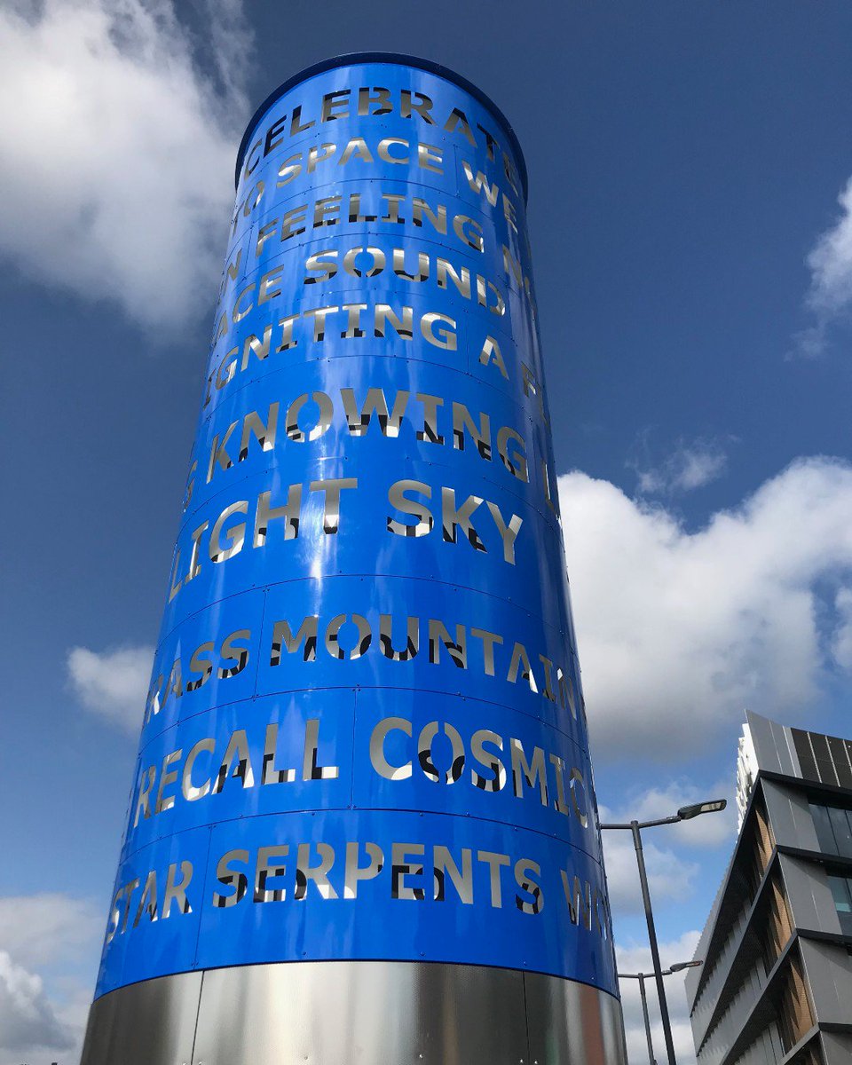 AIS_LDN's tweet photo. We loved looking up at the #ConverseColumn by British-American artist @lilianelijn installed outside @UniversityLeeds new innovation hub #Nexus while exploring @YSI_2019 #100daysofsculpture on until Sunday 29 September free and open to all https://t.co/YtYwJg1cZA https://t.co/6pTVm6wcjq