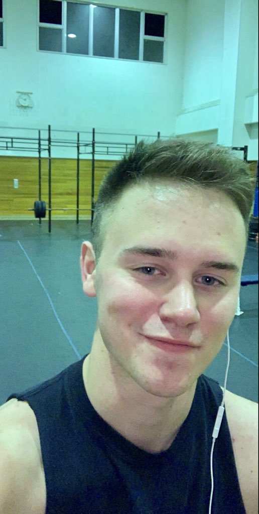zuberbrown76's tweet photo. Back to school today for Parker ( Junior) and Carson (8th) !!   And the most recent pic of Airman Connor in Japan-he spends a lot of  time at the gym -imagine that, somethings never change!! https://t.co/1tP7csRfad