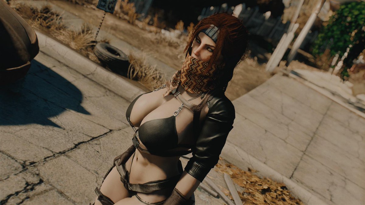 arctares's tweet photo. What do you think? Creating a character is the easy part, now to sit here for hours trying to come up with a name. Preferably one that's not too common.
#Fallout4 #WIP #FilmWorkshopEnb https://t.co/ADqBSvU04G