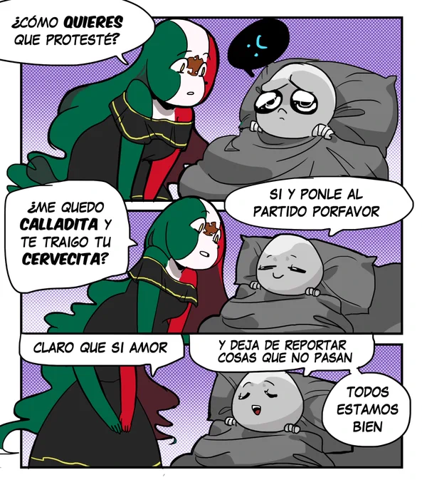 Un poco de Sarcasmo por los comentarios en protestas. es todo 