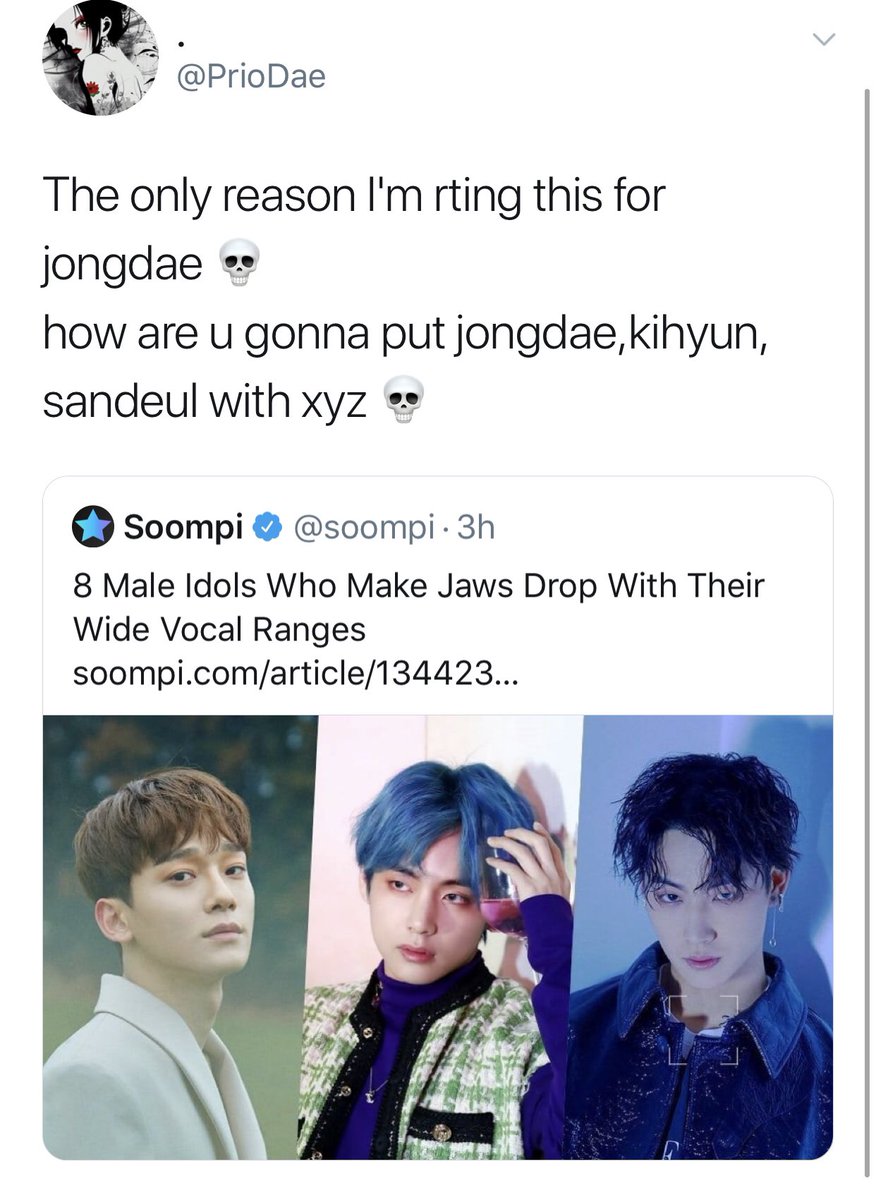 MOTSDOW's tweet photo. Anyways, heres a thread of kpopies being mad coz ta3hyung was mentioned in an article talking about vocal ranges https://t.co/sYAvsJs7A0