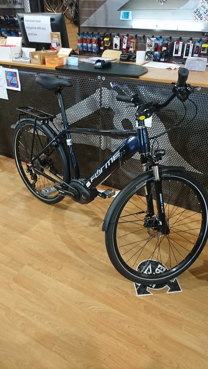 Bigpeaks's tweet photo. All new Forme Peak Trail with a new kiox onboard computer offering you a smart ebike experience. It connects to your phone via bluetooth enabling whole host of features. https://t.co/a29zf2WTUC
