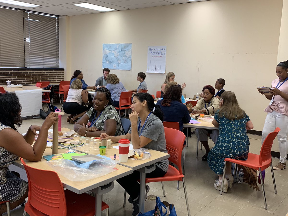 JessicaMahon314's tweet photo. Wow!  I’ve been spying on lots of engaging sessions this morning. Thank you to all of our presenters and participants at our Summer Institute!  #cpsSTEM https://t.co/eufCXcPFgS
