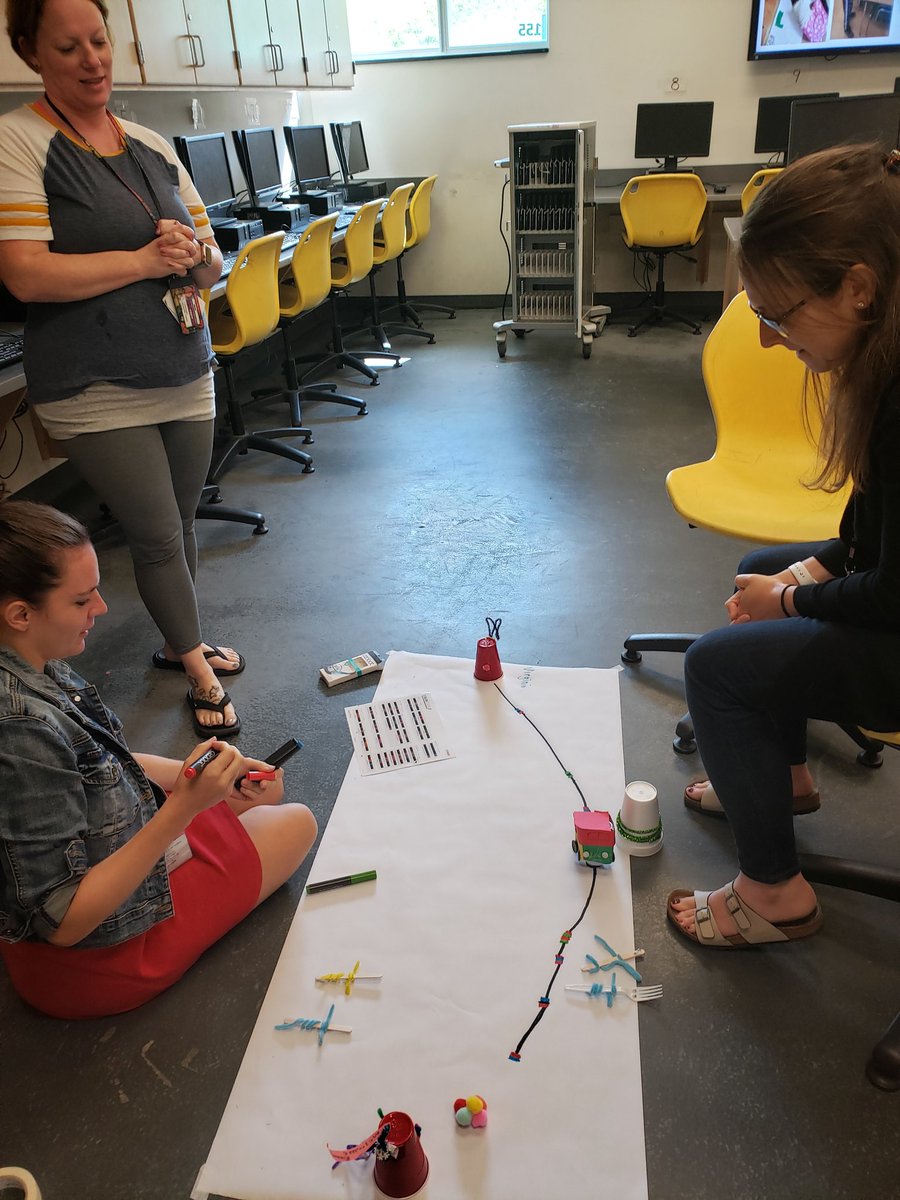 BDowd18's tweet photo. Storyboarding with robotics #TroyTechCamp19 https://t.co/ALa2FYmKPP