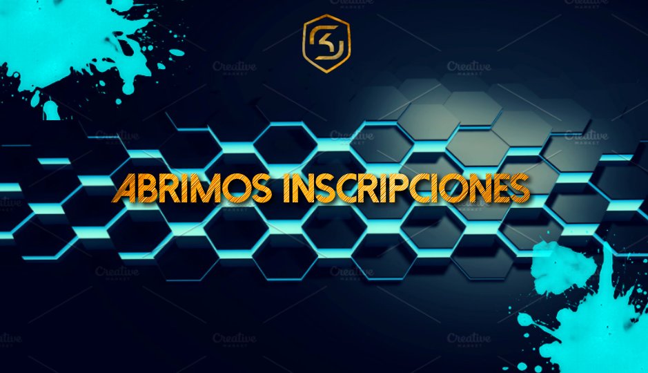¡Abrimos Inscripciones!

Abrimos la inscripción a la SK Golden Cup 1ra Edición Gratuita.

¡31 cupos disponibles!

Requisitos:

1_Seguir a @SKArgentina_GG.
2_Dar 🔃 y ❤.
3_Mencionar a 2 equipos.
4_Conseguir 8 RT mencionandonos.

Premios:

1_Pase a edición de Paga.
2_Diseños.