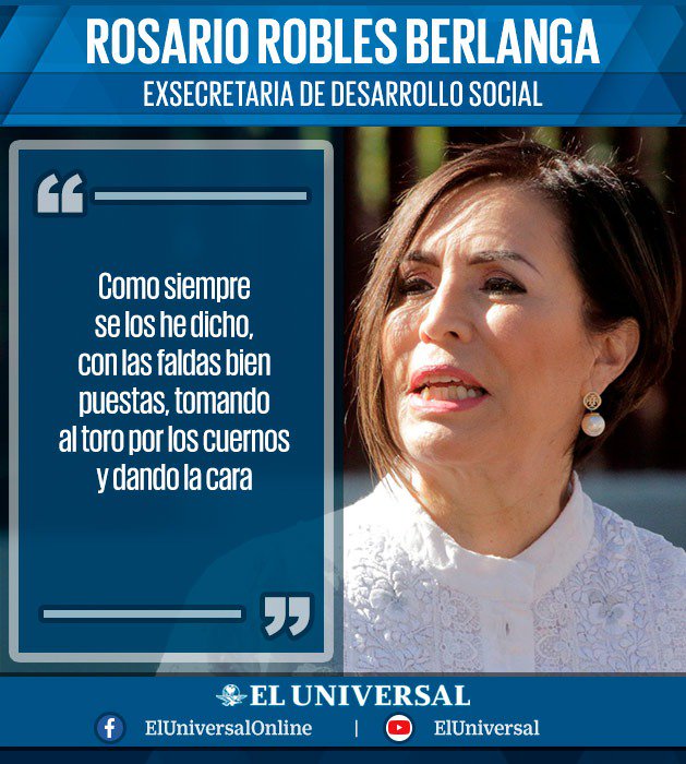 La defensa de Robles se escudó una y otra vez en que ella informó las anomalías al entonces presidente Enrique Peña Nieto y a su sucesor José Antonio Meade eluni.mx/42iy777fp5