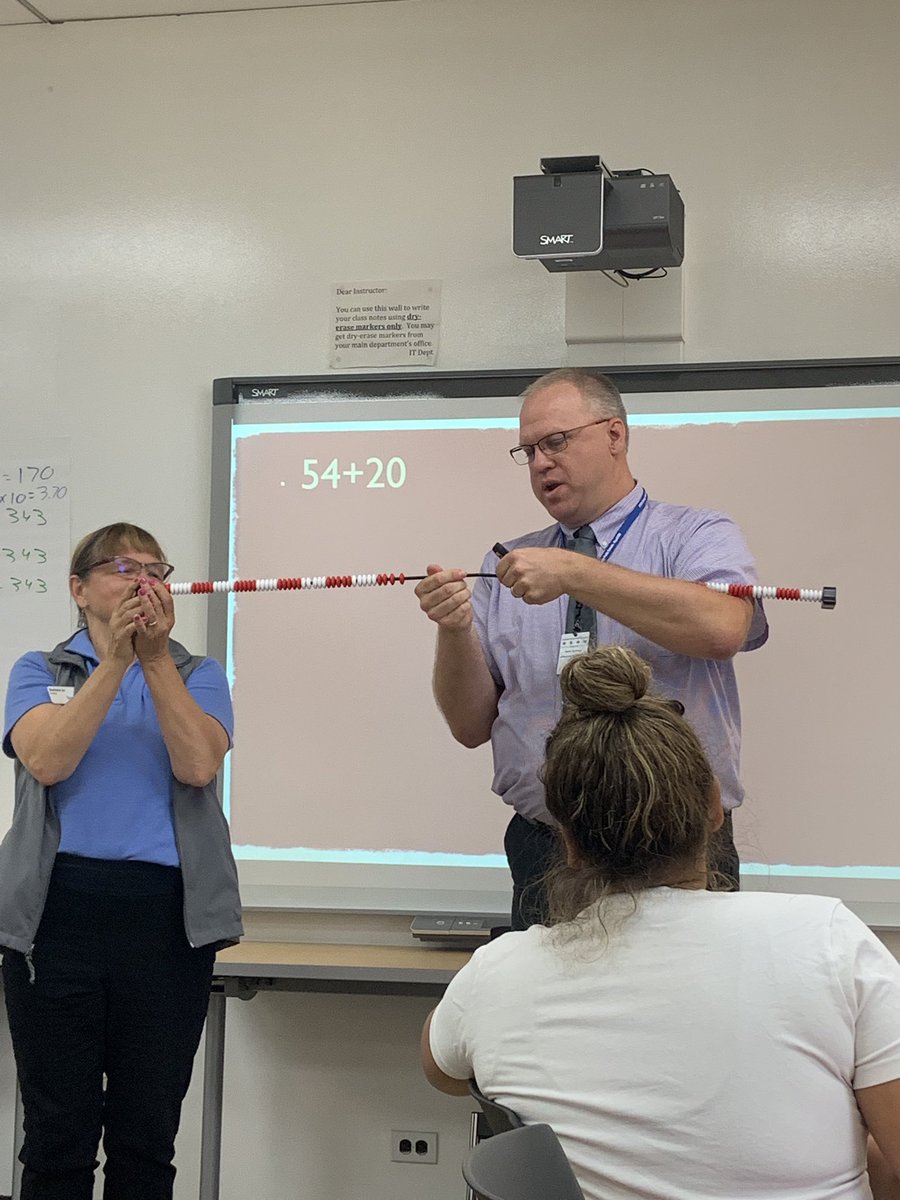 apez7up's tweet image. 😮 How have I never seen a gigantic magnetic rekenrek?!?? The Fact Fluency session from @hand2mind is amazing! Presenters are funny &amp;amp; are actually teachers so we’re learning strategies that actually work &amp;amp; help students understand math concepts! Excited to teach math!! #cpsSTEM