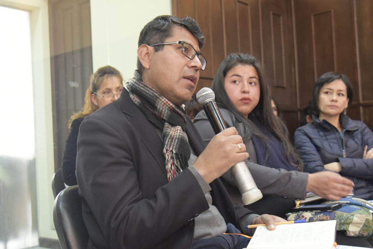 UNFPABolivia's tweet photo. Christian Espíndola @CIESBolivia hablar de educación sexual desde los 0 años y hablarlo entre diferentes áreas. Debemos profundizar el principio de laicidad del estado que no nos permite avanzar por un grupo de antiderechos y conservadores
#ElPoderDeDecidir #WD2019 #DSDR #Bolivia https://t.co/FDRpj7xWJX