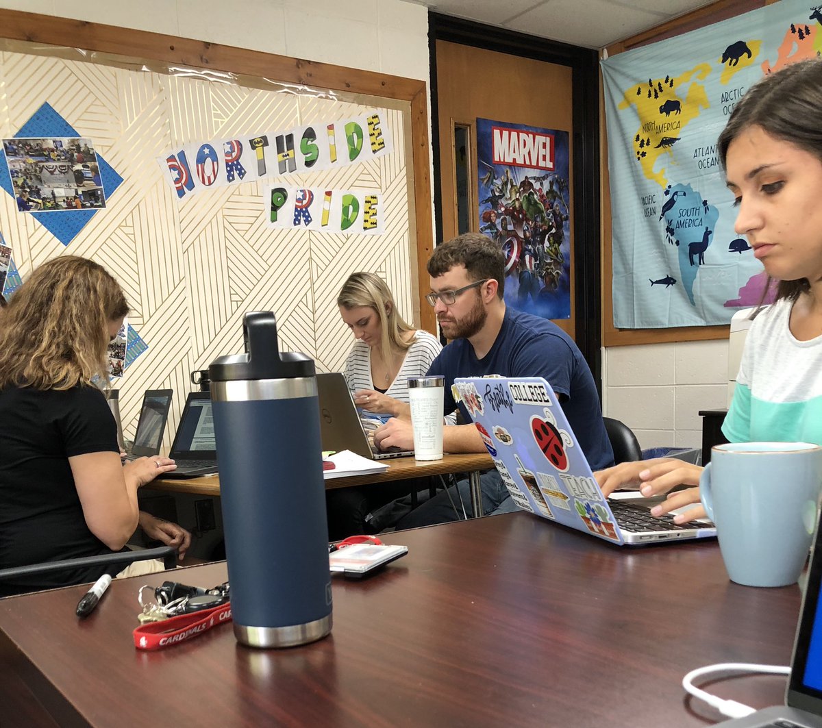 Our teachers of cross-category special education are working hard to ensure ALL staff at Northside know ALL of our students by face, by name. We can’t wait to share the first week back! #ALLmeansALL #yeswecan