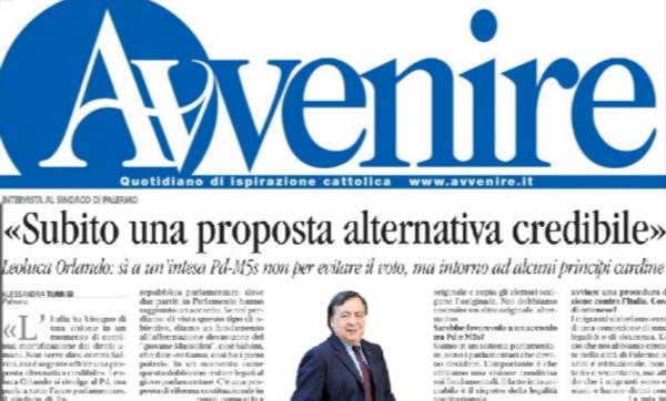 Occorre una proposta alternativa credibile che si basi su tutela dei diritti di tutti, rispetto della legalità costituzionale e dei valori fondanti dell'UE. Un accordo PD/M5S solo per evitare il voto è inaccettabile. La mia inteevista a <a href="/Avvenire_Nei/">𝐀𝐯𝐯𝐞𝐧𝐢𝐫𝐞</a>
avvenire.it/attualita/pagi…