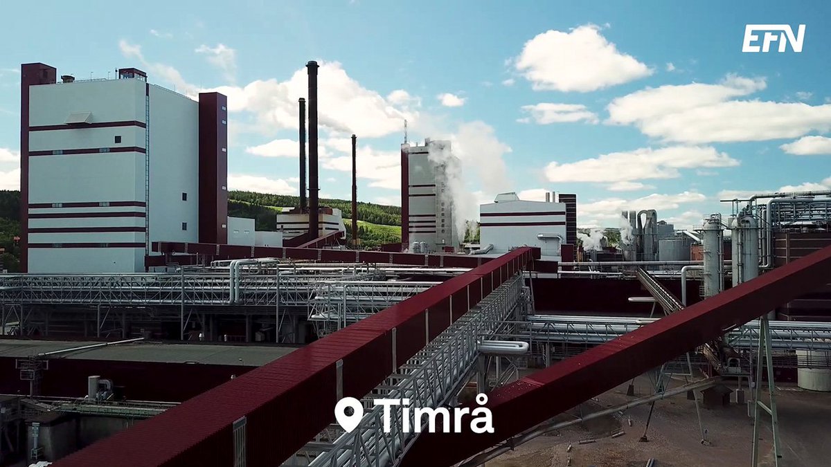 EFNTV's tweet photo. En av de största industrisatsningarna i svensk historia. EFN åkte till SCA Örstrand i Timrå.  https://t.co/WIZtPXYF6y https://t.co/lrO1RoIiYb