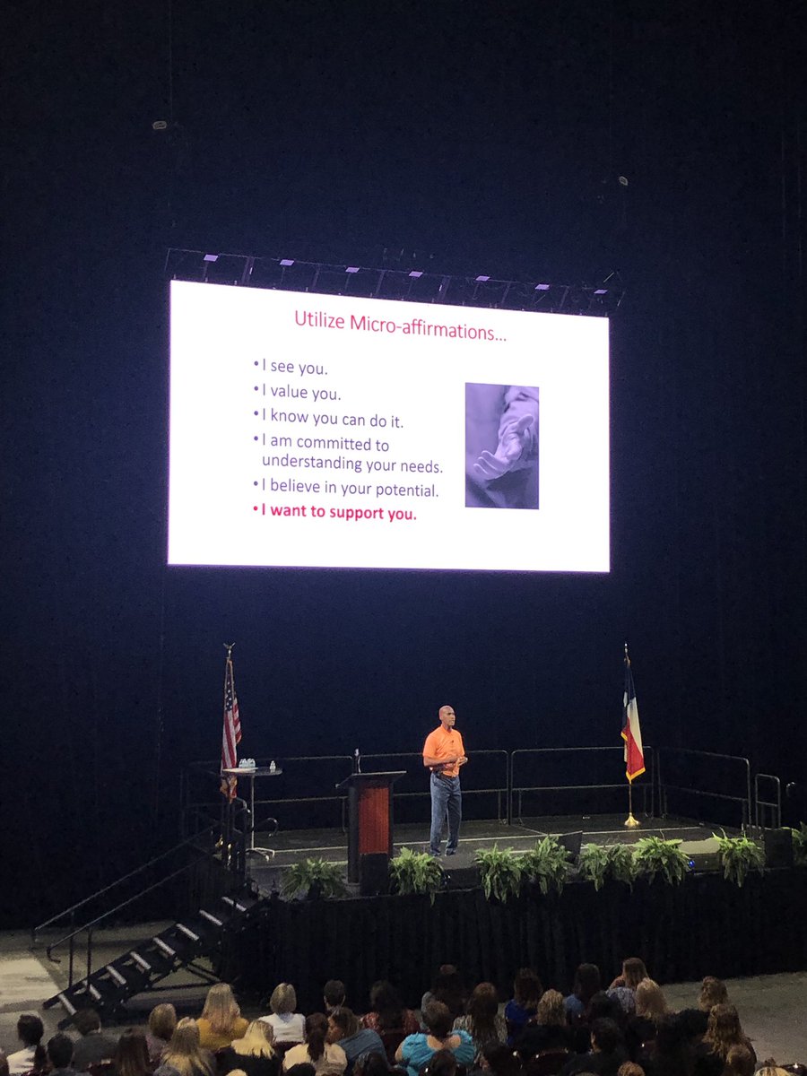 MsGarciaKinder's tweet photo. Learning how to go from good to GREAT! Amazing keynote speaker! Thank you @CyFairISD for inviting @TyroneCHoward! @HemmenwayStreak #cfisdequity https://t.co/7xdFOtGjd6