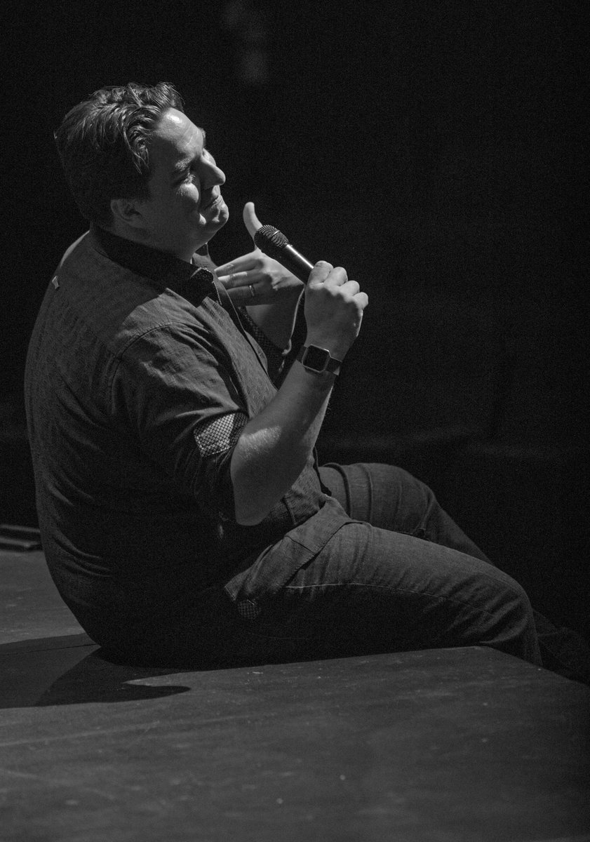 This is <a href="/mikedelamont/">Mike Delamont</a> on stage <a href="/KamloopsKomedy/">Kamloops Komedy Fest</a> in 2017. Another funny group of comics take the stage tonight.  The <a href="/thenoblepigbrew/">The Noble Pig</a> show tonight is SOLD OUT, but some tickets still there for tonight's <a href="/KamloopsCasino/">CascadesCasino</a> show. See all festival sites here: kamloopskomedyfestival.com/tickets